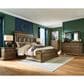 Millenium Frantanna 4 Piece California King Panel Storage Bedroom Set in Brown, , large