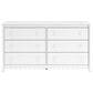 Ashley Hallityn 6-Drawer Dresser in Matte White, , large