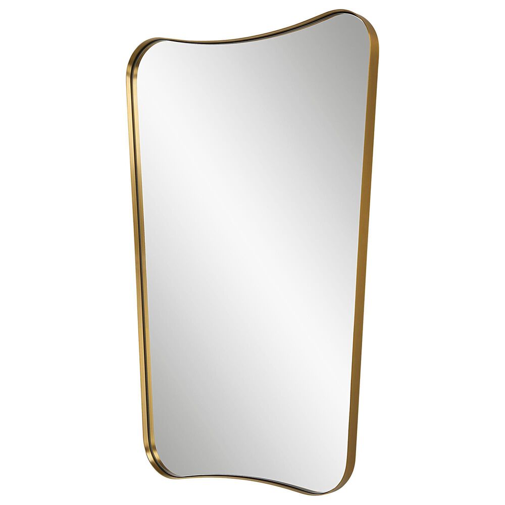 Uttermost Belvoir Vanity Mirror in Antique Brass, , large