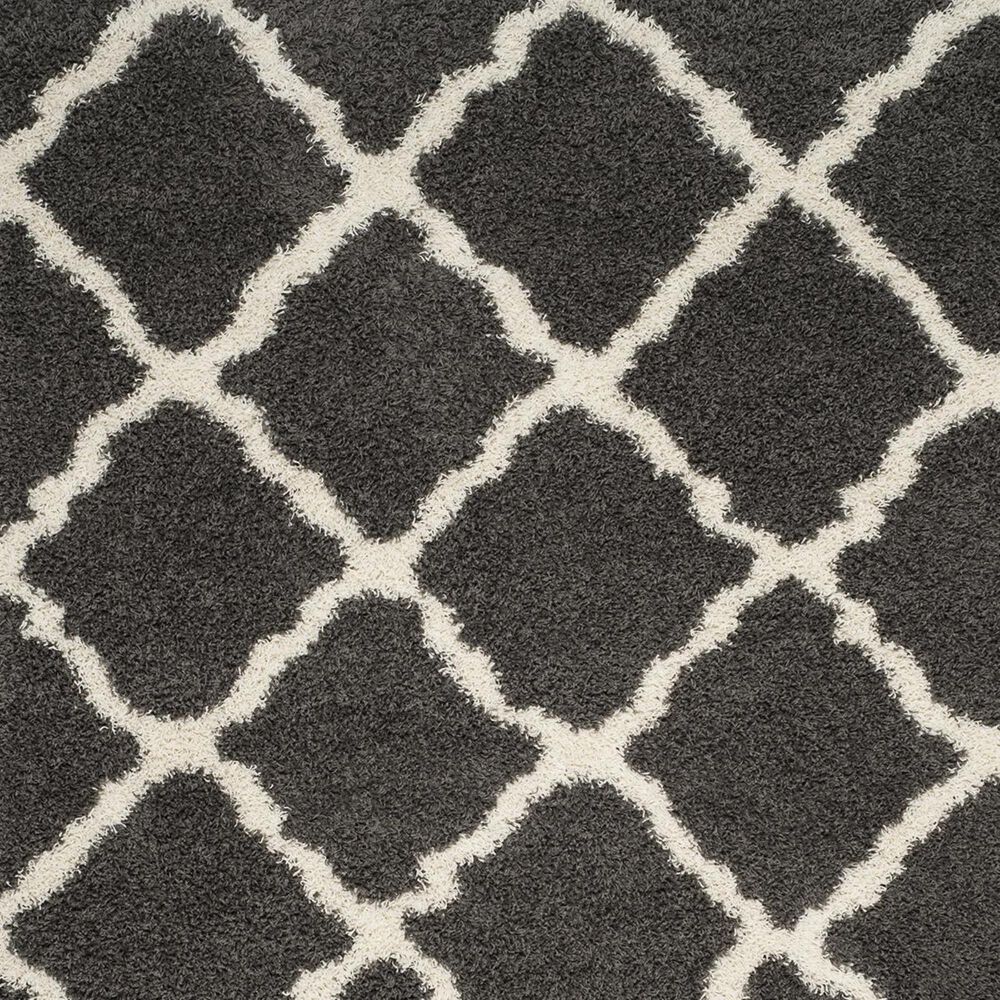 Safavieh Dallas Shag SGD257A-10 10&#39; x 14&#39; Dark Grey/Ivory Area Rug, , large