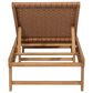 Zuo Modern Breath Outdoor Chaise Lounge in Brown, , large