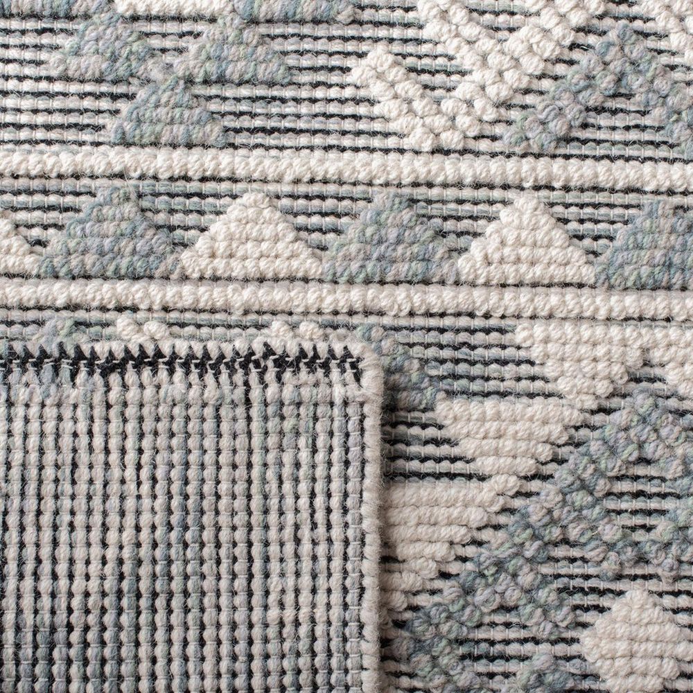 Safavieh Natura 2&#39;3&quot; x 8&#39; Cream, Gray and Aqua Runner, , large