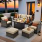 HOMLUX 6-Piece Patio Set in Beige, , large