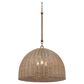Troy Lighting Huxley 24" 3-Light Pendant Ceiling Light in Textured Bronze, , large
