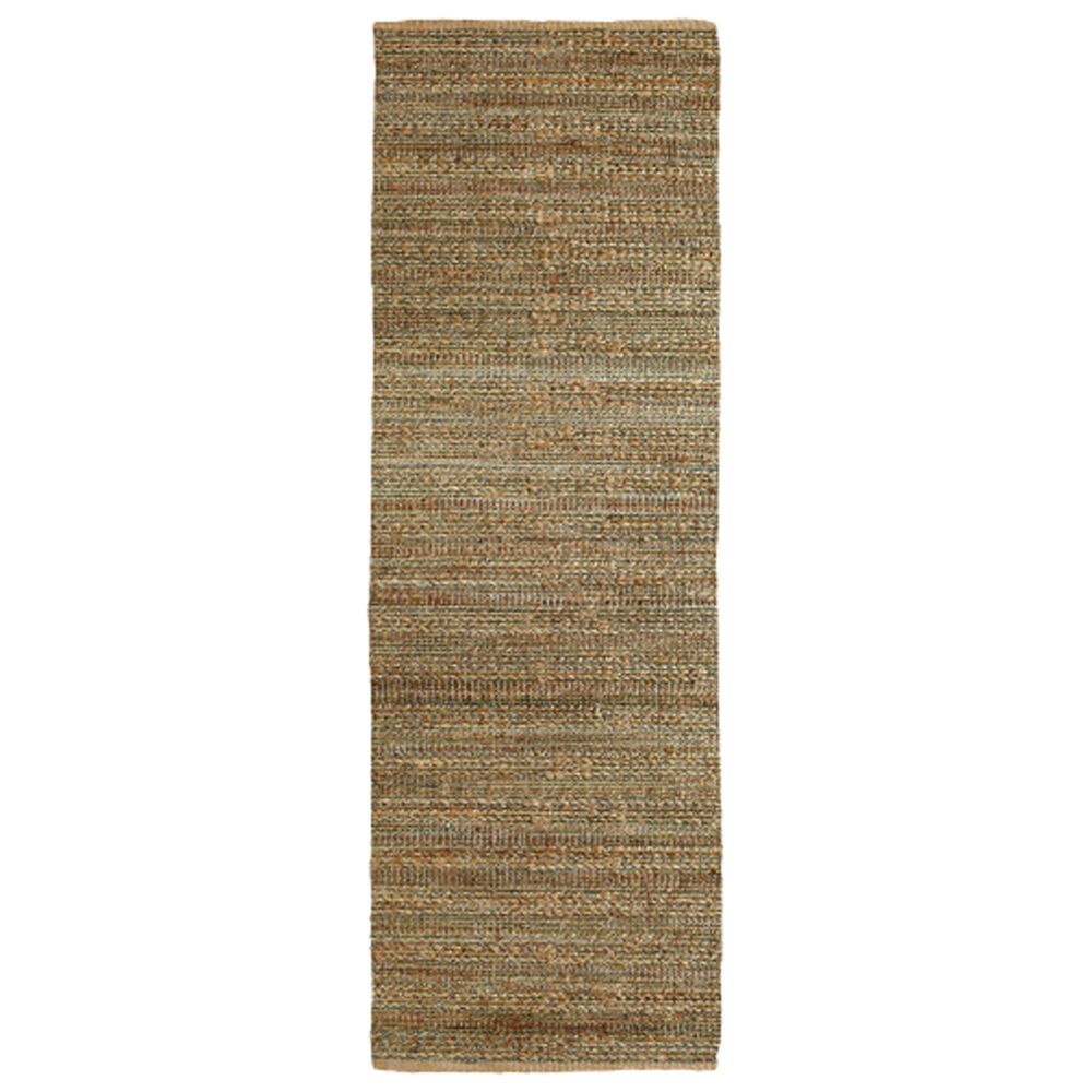 L&amp;R Resources Natural Fiber Smoke Green 2'6" x 7'9" Runner, , large