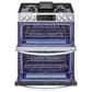 LG Gas Double Oven Slide-In Range, , large