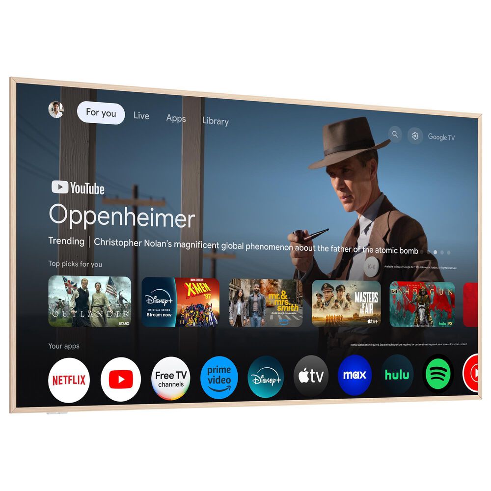 TCL 85&quot; Class NXTVISION PRO QLED 4K HDR in Off White - Smart TV, , large