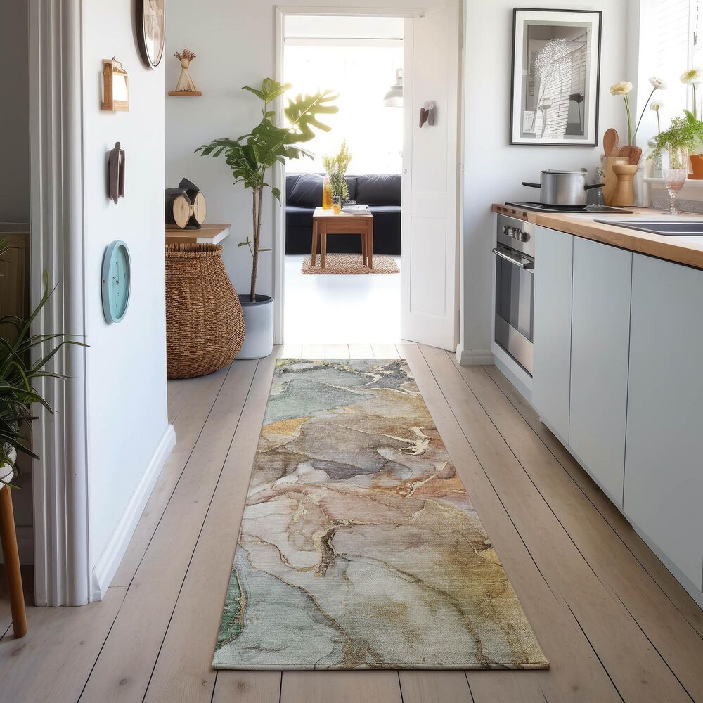 Dalyn Rug Company Odyssey OY1 Taupe 2'3" x 7'6" Runner, , large