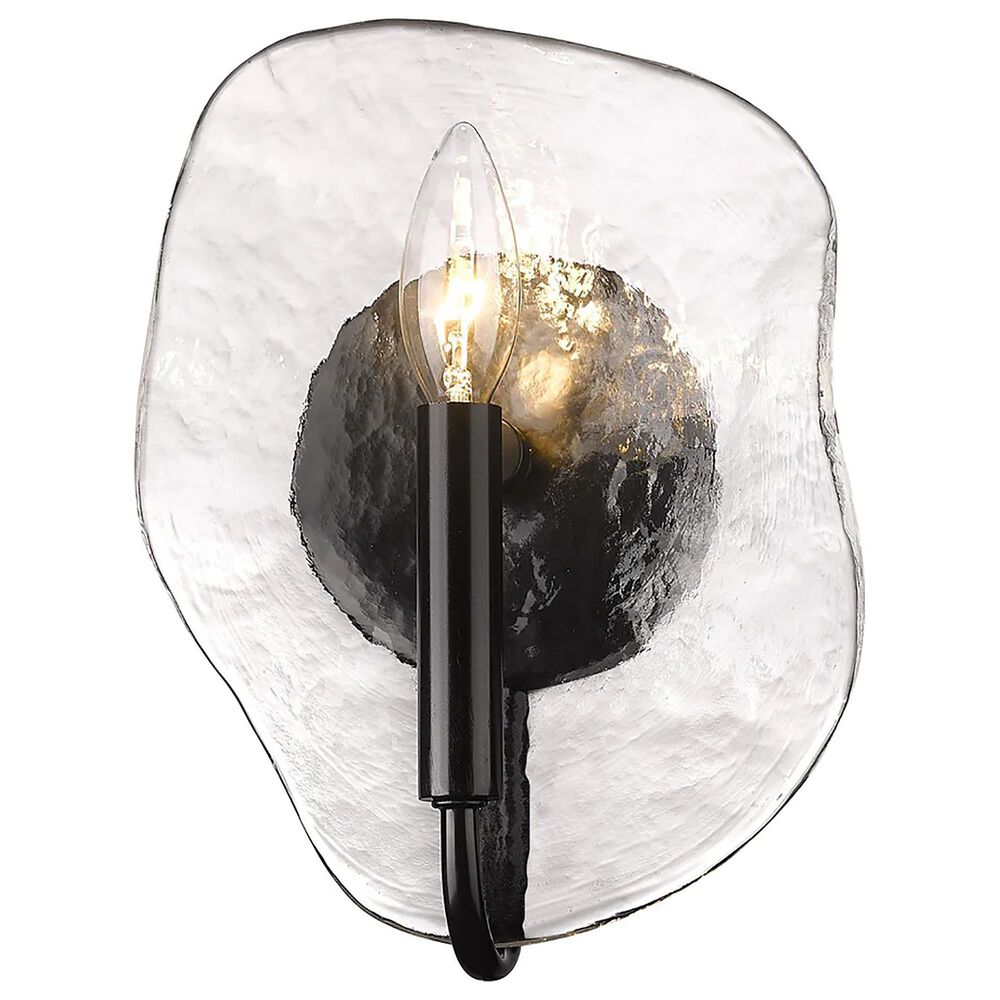 Golden Lighting Samara 1-Light Wall Sconce in Matte Black, , large