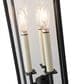 Troy Lighting Beckham 3-Light Exterior Wall Sconce in Forged Iron, , large