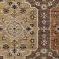Dalyn Rug Company Silk Road Chocolate, Ivory, Gold, Copper, Gray, Taupe and Blue 10" x 14" Area Rug, , large