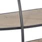Maple and Jade 3D Round 4 Level Wall Shelf in Matte Black and Brown, , large