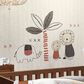 Lambs and Ivy Patchwork Jungle 4-Piece Crib Bedding Set in Heather Gray, Creamy and White, , large