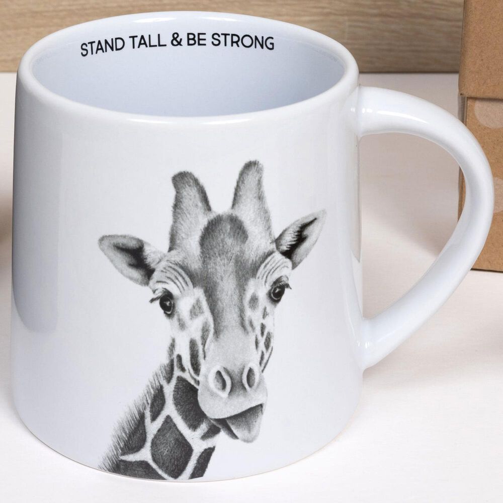 Pavilion Stand Tall 17 Oz Mug in Gray and White, , large