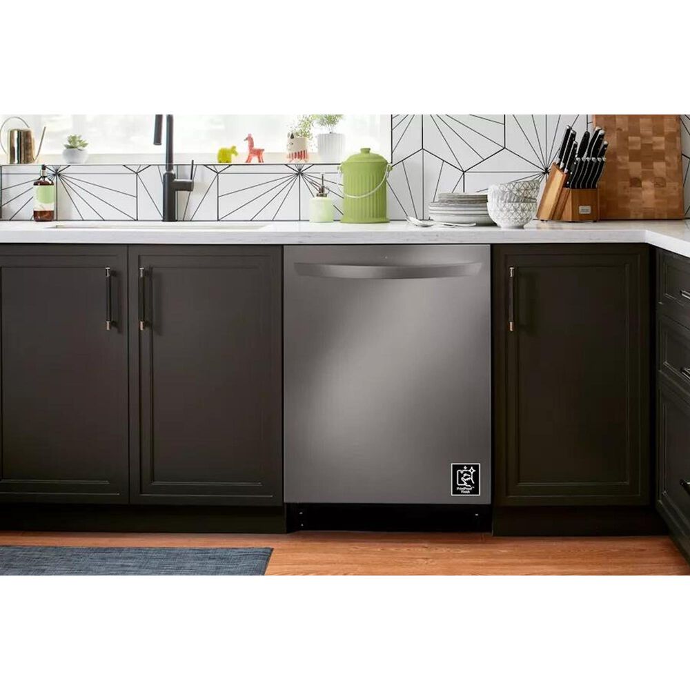 LG 24&quot; Fully Integrated Towel Bar Handle Smart Built-In Dishwasher in Black Stainless Steel, , large