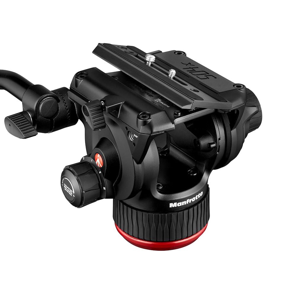 Manfrotto 504X Fluid Video Head with Flat Base in Black, , large
