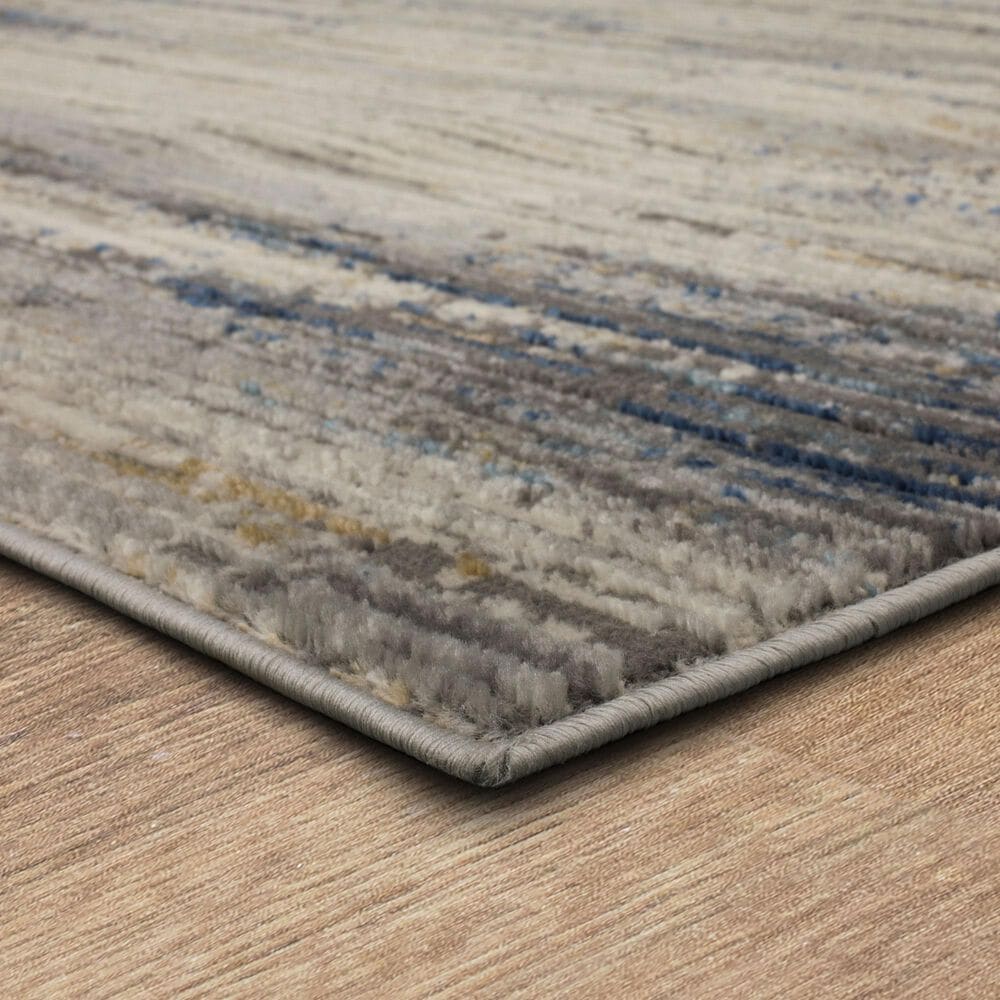 Karastan Cleo Bell Place 5&#39;3&quot; x 8&#39; Light Grey Area Rug, , large