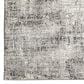Radici USA Livigno Transitional 2"2" x 7"7" Grey Area Rug, , large