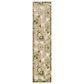 Nourison Aloha ALH17 2" x 6" Ivory and Green Indoor/Outdoor Runner, , large