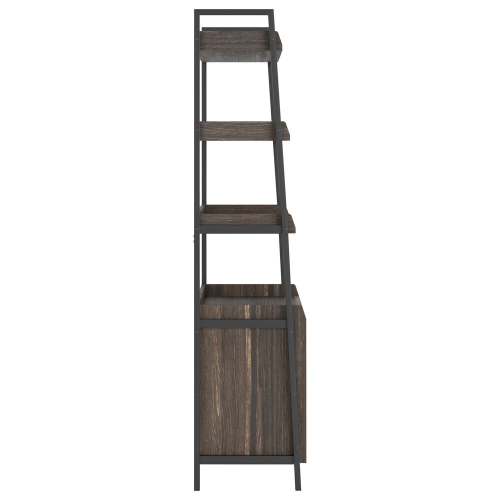 Ashley Zendex Bookcase in Dark Brown and Black, , large