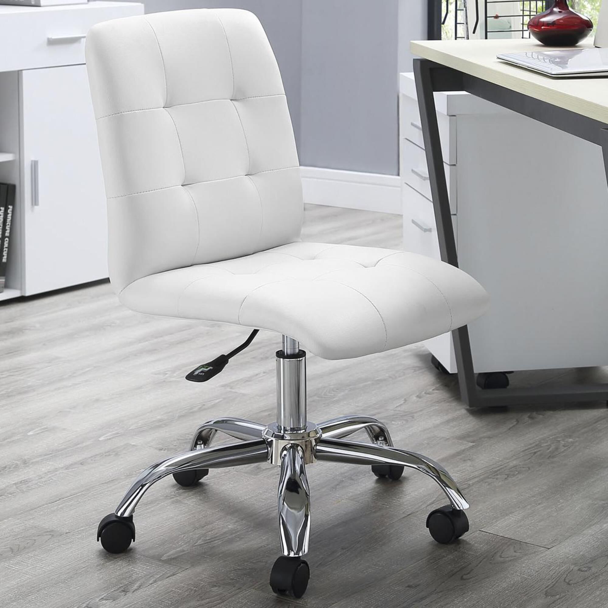 Modway prim armless top mid back office chair