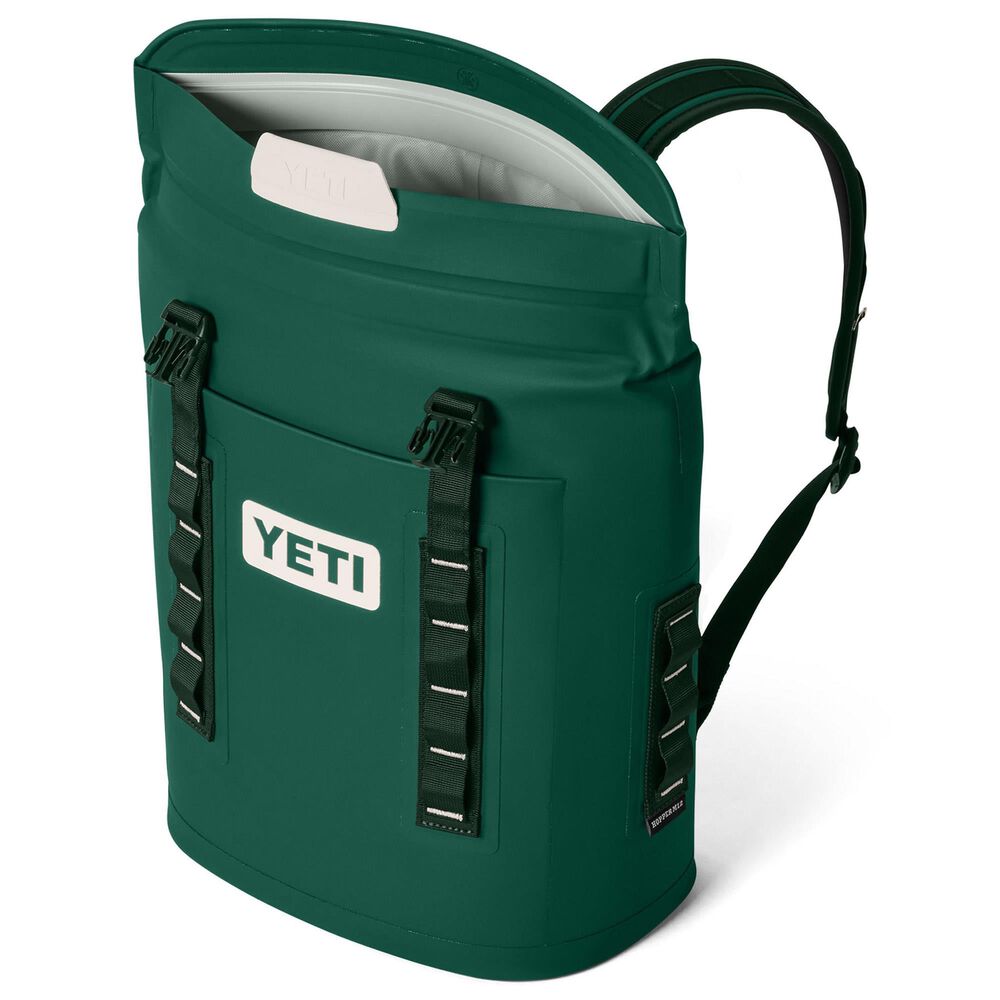 YETI Hopper M12 Backpack Soft Cooler in Black Forest Green, , large
