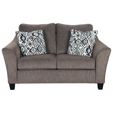 Signature Design by Ashley Nemoli Loveseat in Slate, , large