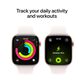 Apple Watch Series 11 (GPS+Cellular) 46mm Aluminum Case with Light Blush Sport Band - M/L - Rose Gold - (2025), , large