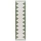 Surya Eagean EAG-2435 Grass Green, Ivory, Dark Green and Seafoam 2"7" x 10" Indoor/Outdoor Runner, , large