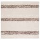 Safavieh Natura NAT321A 6" Square Ivory and Brown Area Rug, , large