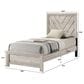 Crown Mark Valor Twin Panel Bed in Light Gray, , large