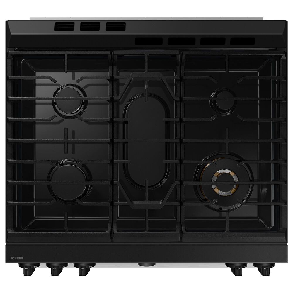 Samsung Bespoke Bespoke 6.0 Cu. Ft. Smart Slide-In Gas Range with Flex Duo in Stainless Steel, , large