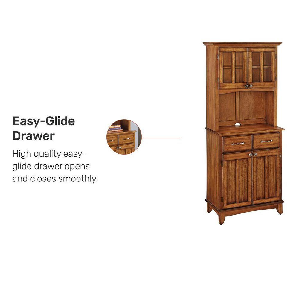 Homestyles Buffet of Buffets Server and Hutch in Cottage Oak, , large