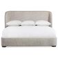 Bernhardt Geneve King Upholstered Wingback Bed with Dresser and Nightstand in Robor, , large