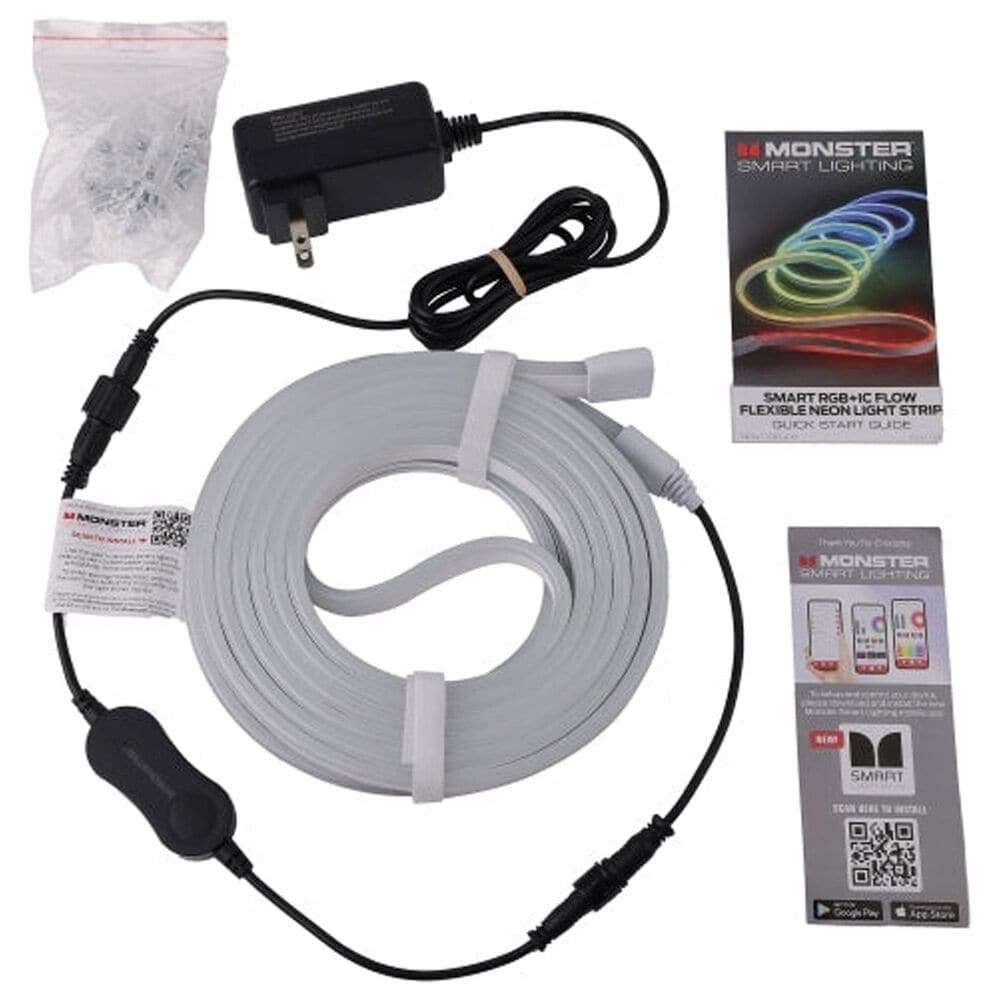 Monster Illuminessence 16.4 Ft. Smart Neon LED Light Strip with Razer Chroma in Multicolor, , large