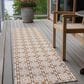 Dalyn Rug Company Marlo 2"3" x 10" Taupe Indoor/Outdoor Runner, , large