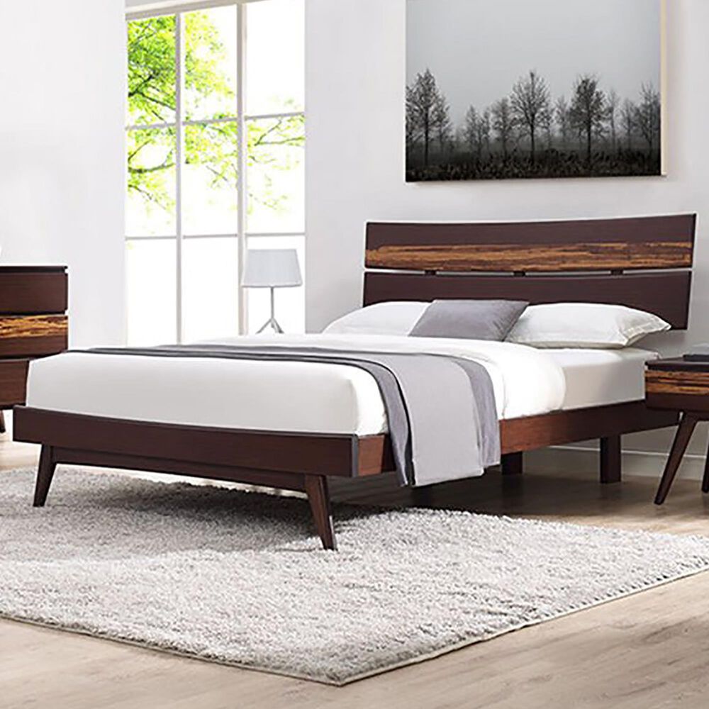 Greenington Azara Platform King Bed in Sable NFM