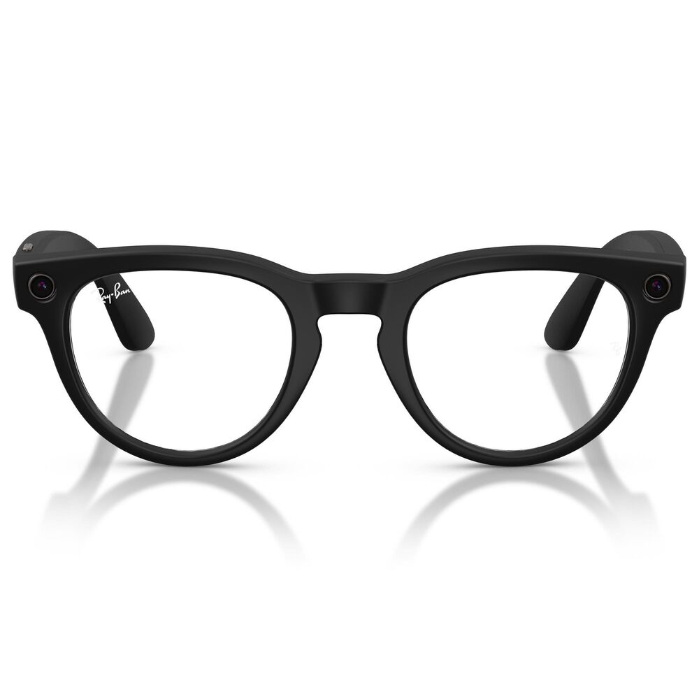 Rayban Glasses Headliner Gen 2 Sunglasses with Clear Lenses in Matte Black, , large