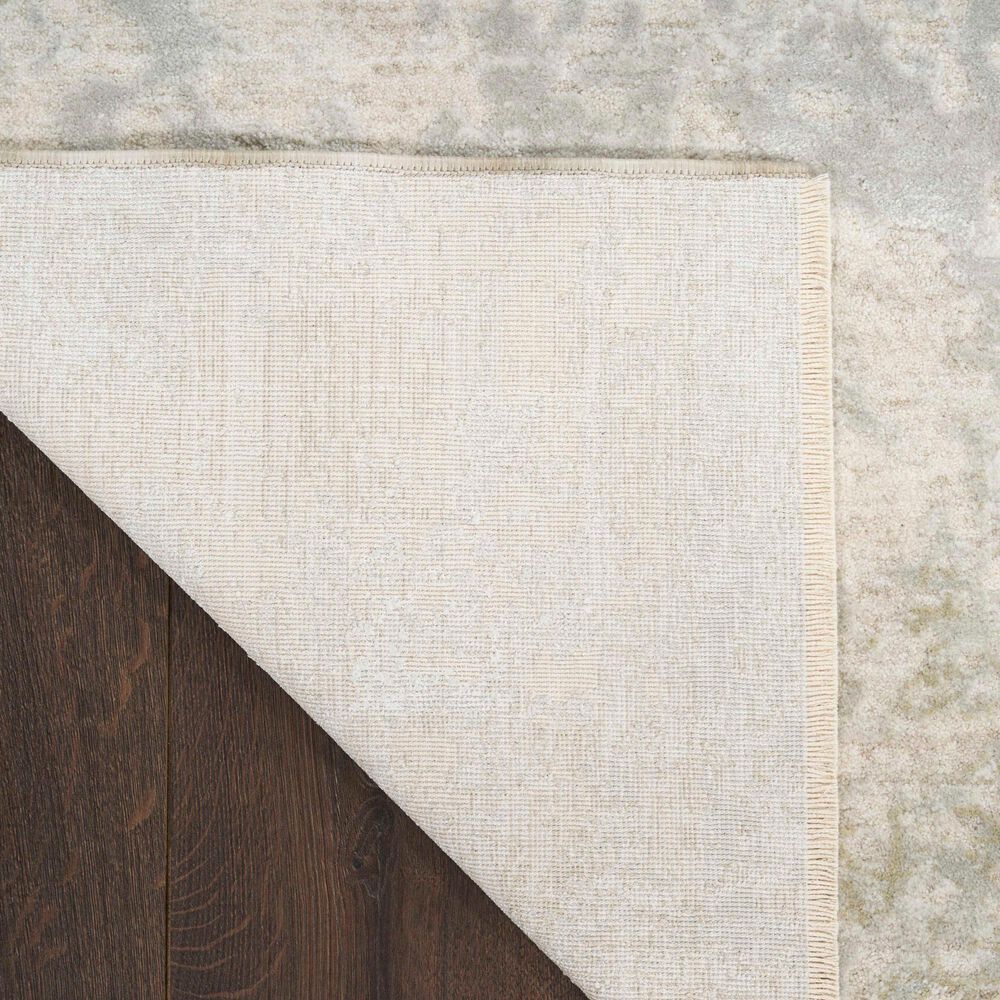 Nourison Envy Ivory and Grey 7'10" x 10'2" Area Rug, , large