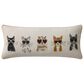 Loloi 13" x 35" Cool Cat Lumbar Throw Pillow in Ivory and Multicolor, , large