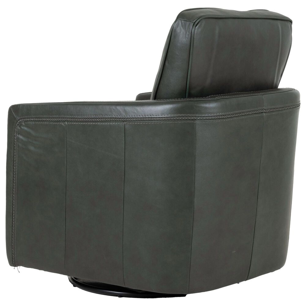 Italiano Furniture Turner Swivel Glider Chair in Forest Green, , large