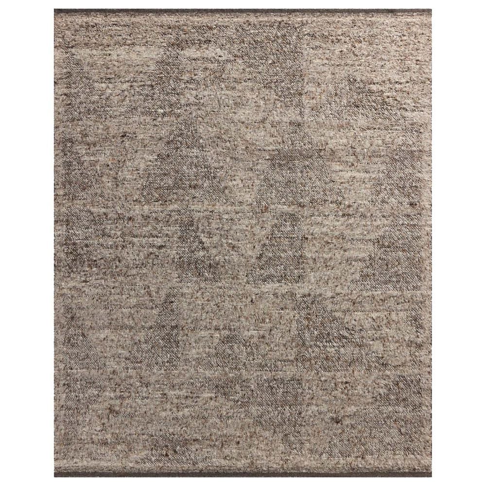 Amber Lewis x Loloi Suki 5"6" x 8"6" Graphite and Bark Area Rug, , large