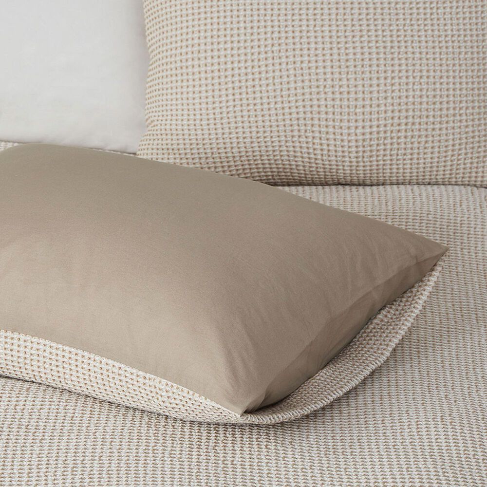 Hampton Park Mara 3-Piece Full/Queen Duvet Cover Set in Taupe, , large