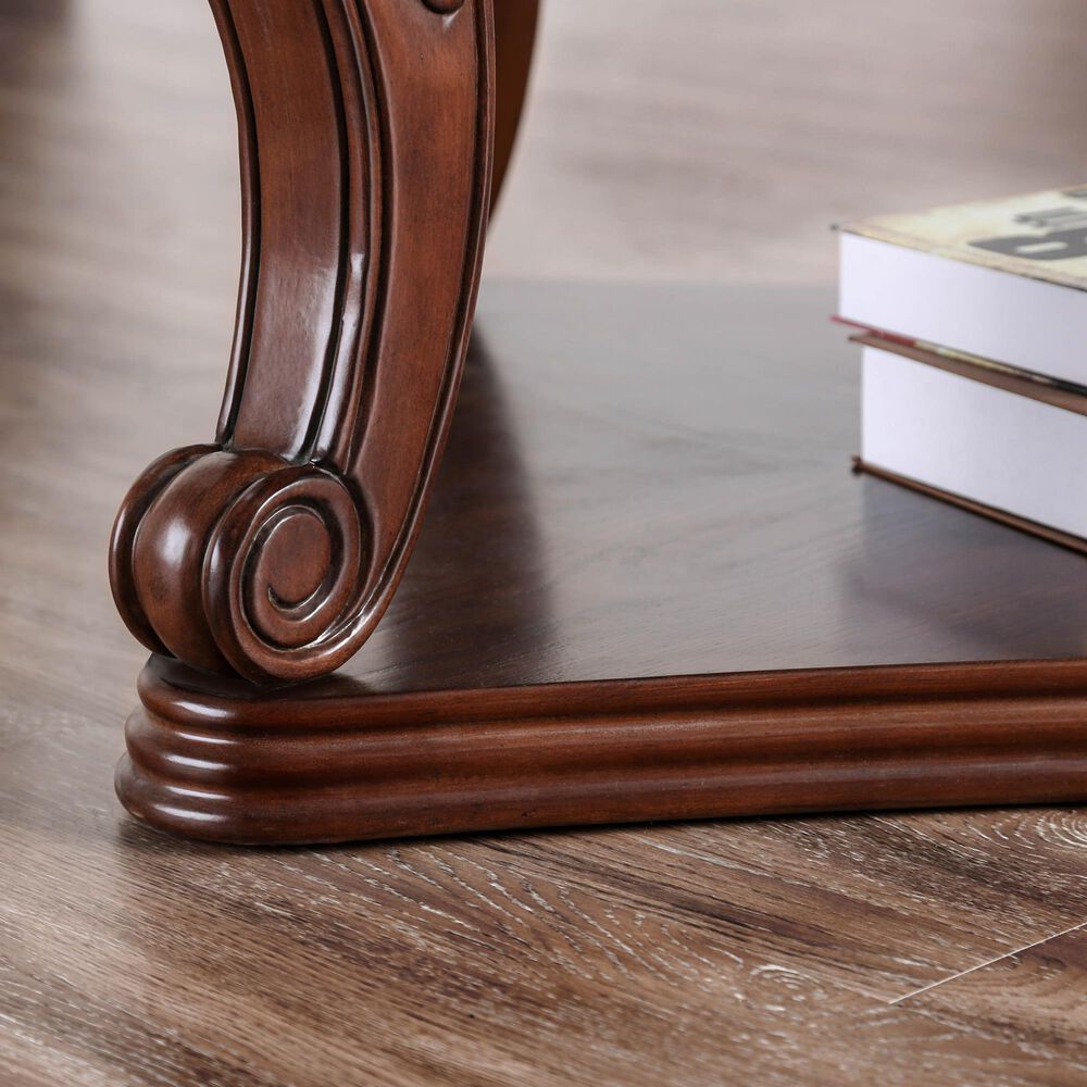 Furniture of America Hurtado Sofa Table in Dark Oak, , large