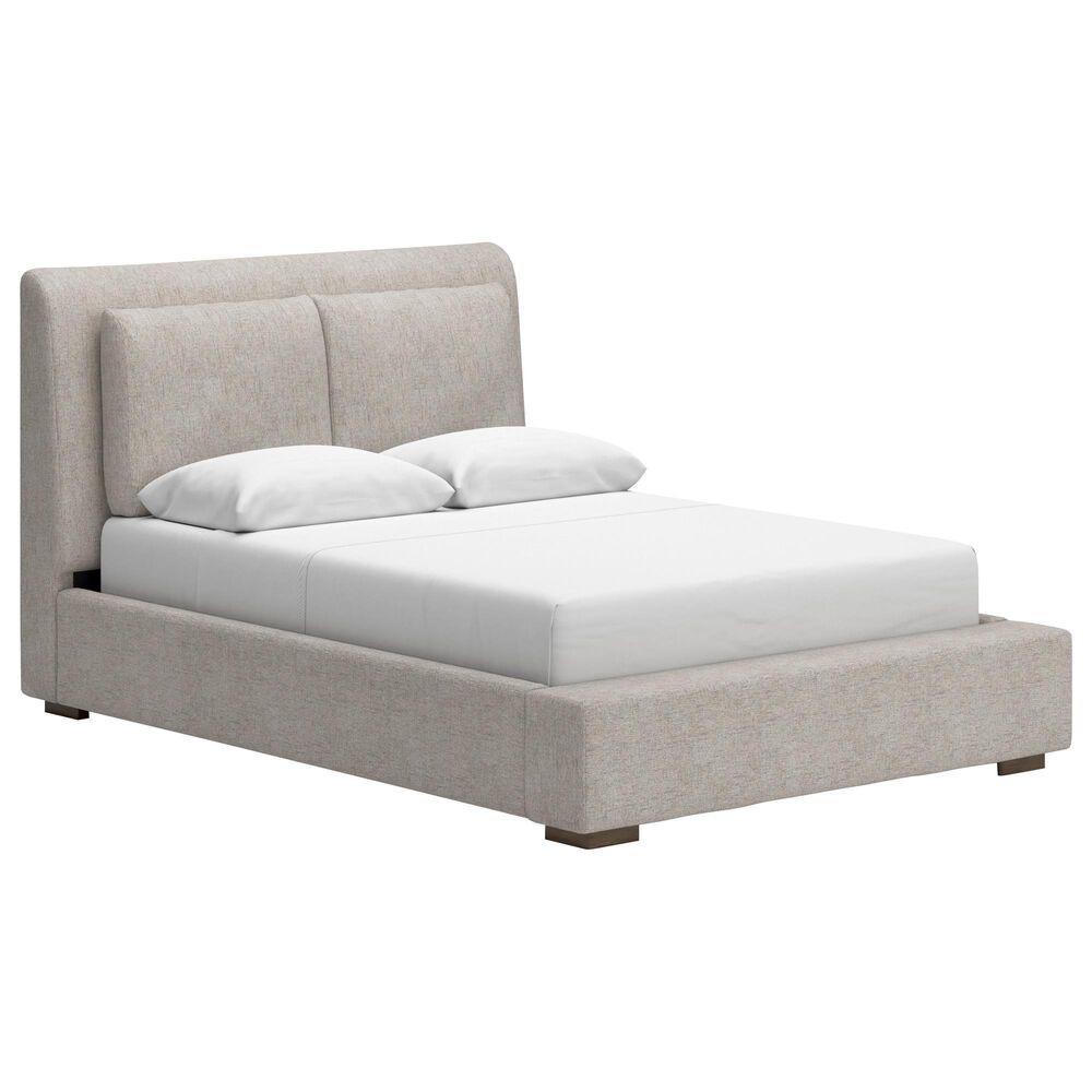 Millenium Cabalynn Queen Upholstered Bed and Two Nightstands, , large