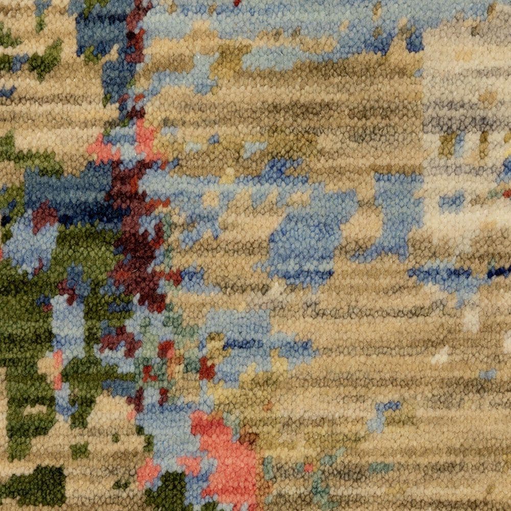 Oriental Weavers Soleri SOL06 2&#39;6&quot; x 12&#39; Beige and Red Runner, , large