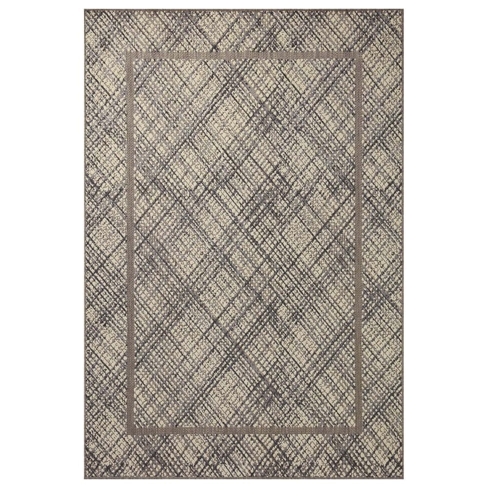 Loloi II Rainier 2"2" x 3"9" Ivory and Charcoal Area Rug, , large