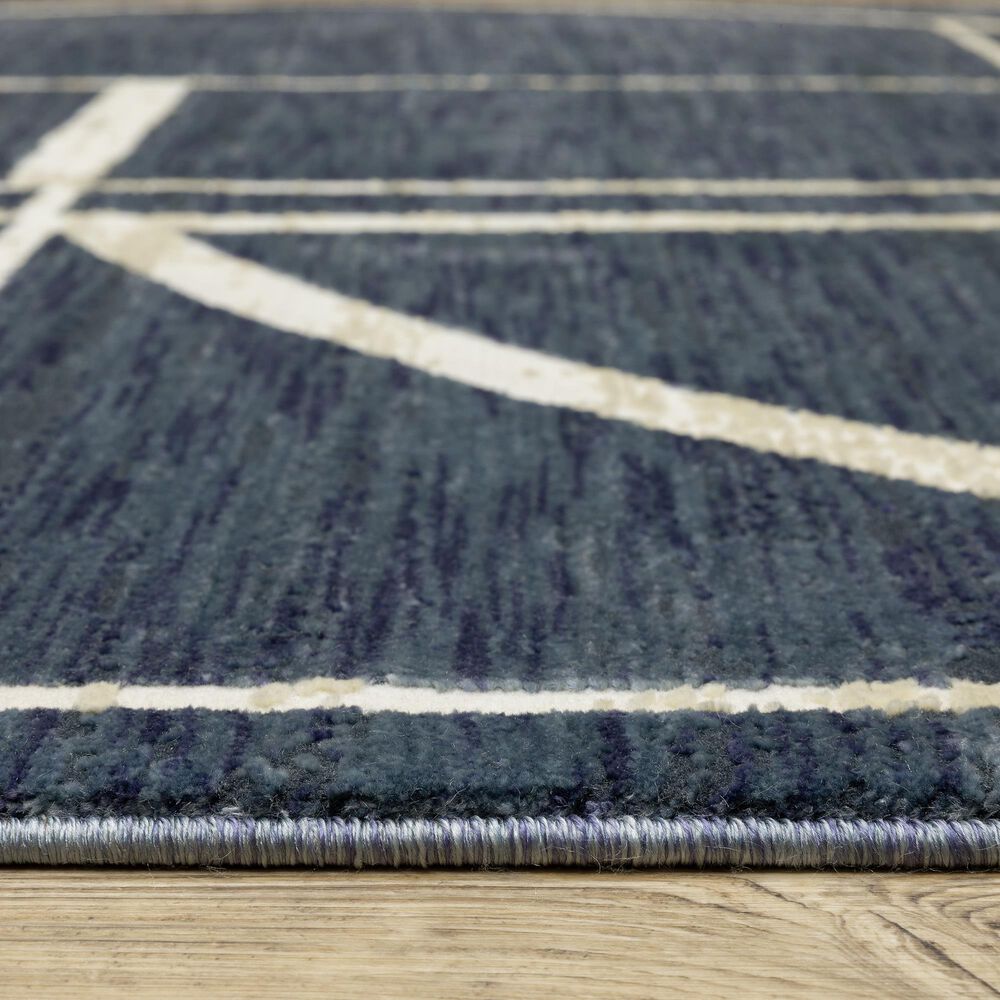 Oriental Weavers Reed 9&#39;10&quot; x 12&#39;10&quot; Blue and Ivory Area Rug, , large