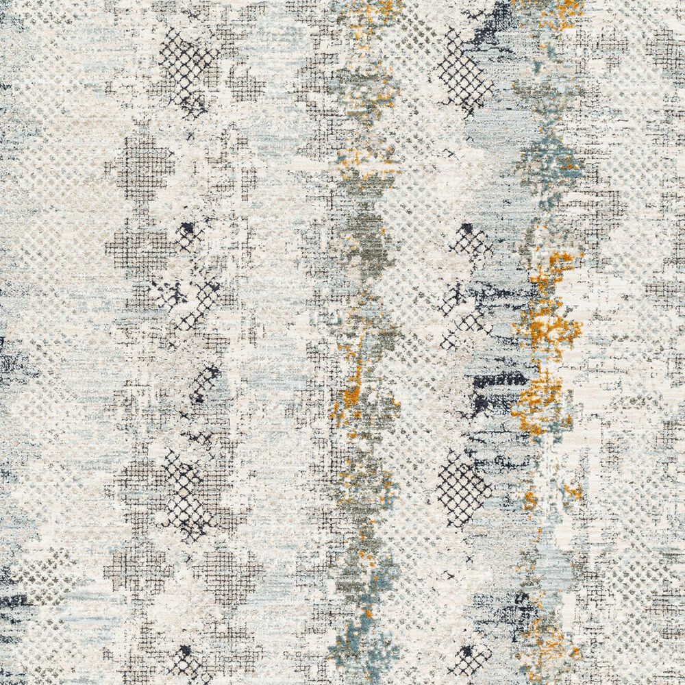 Surya Dresden Off-White, Taupe, Dusty Sage, Ink Blue, Light Gray and Deep Teal 2'7" x 3'11" Area Rug, , large