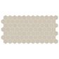 Dal-Tile Keystone Urban Putty 2" x 2" Hexagon on 12" x 24" Ceramic Mosaic Sheet, , large